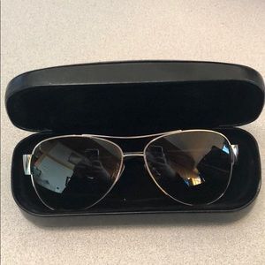 Coach aviators with case